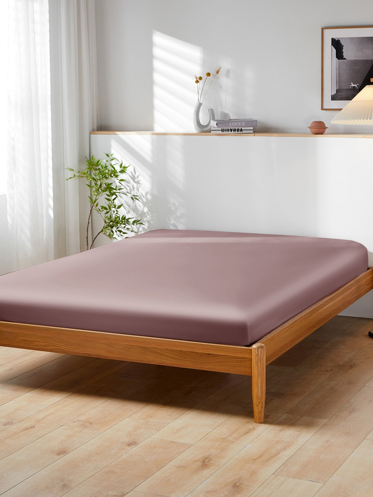 Drap-housse en soie 19 Momme sans couture