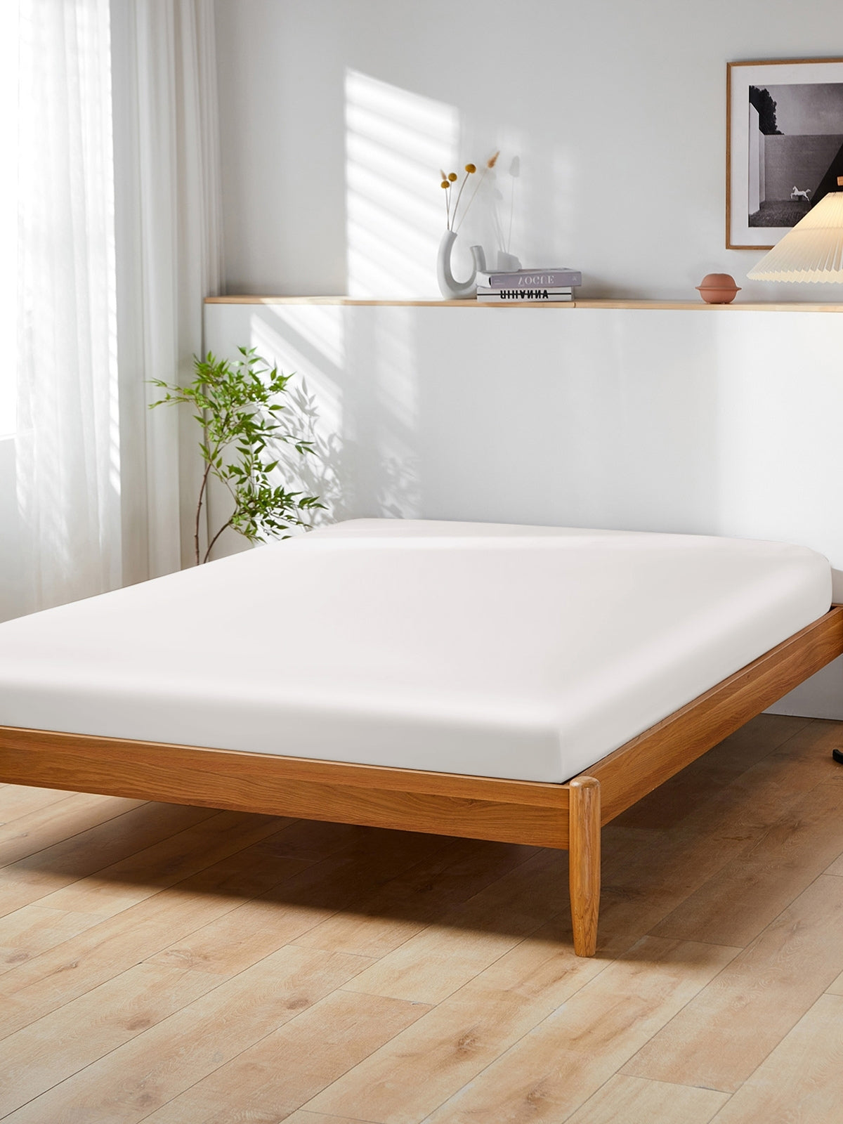 Drap-housse en soie 19 Momme sans couture