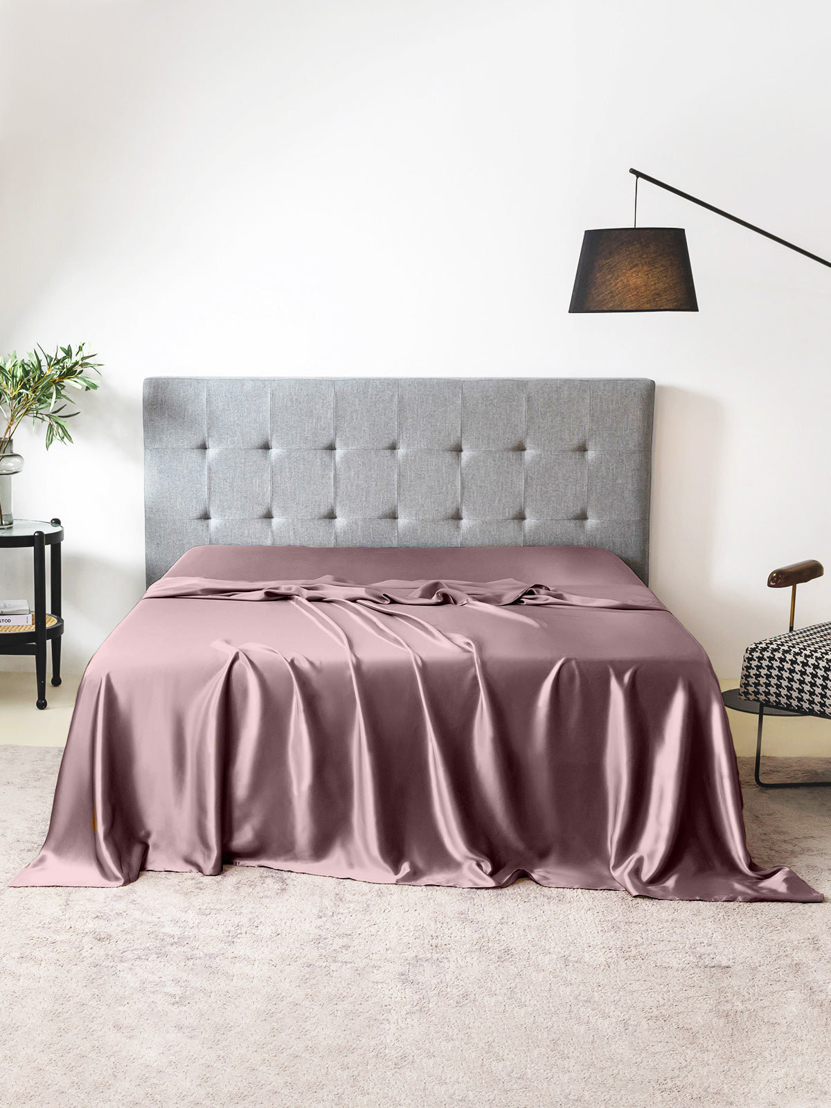 Drap-plat en soie 19 Momme
