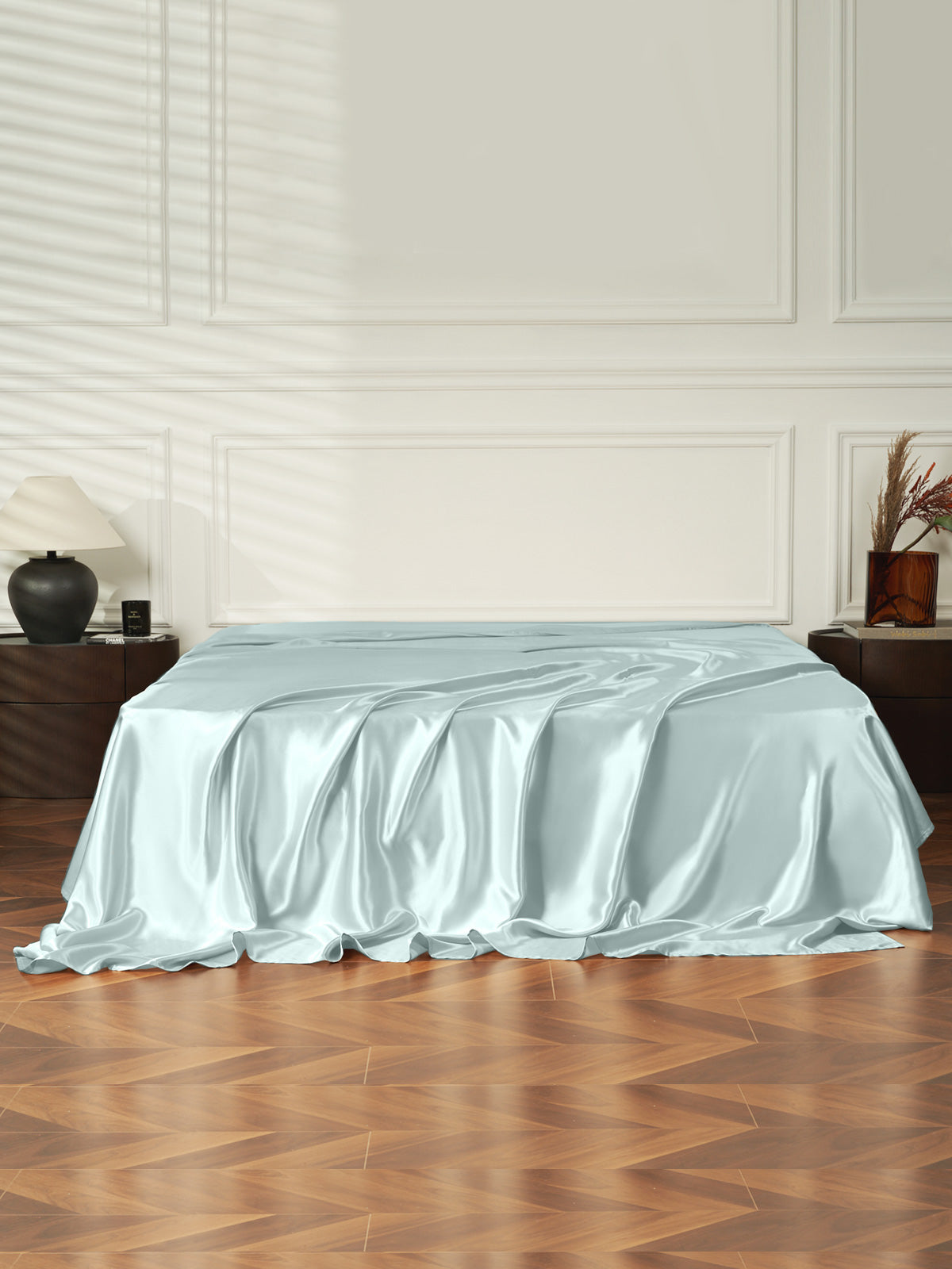 Drap-plat en soie 25 Momme