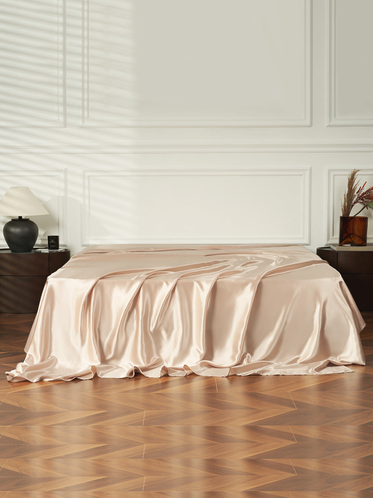 Drap-plat en soie 25 Momme