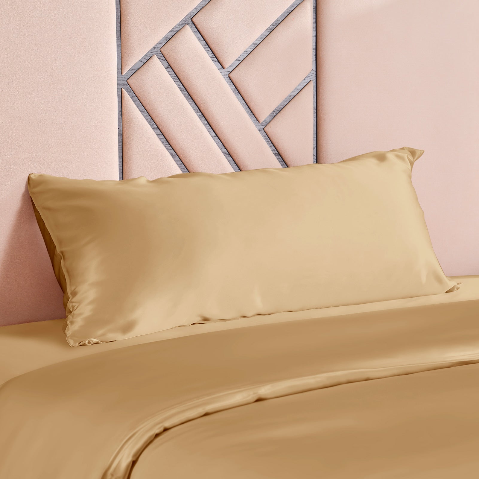 19 Momme Feuilles De Soie Haut De Gamme Ensemble De Draps Housse En Soie Avec Taies D&