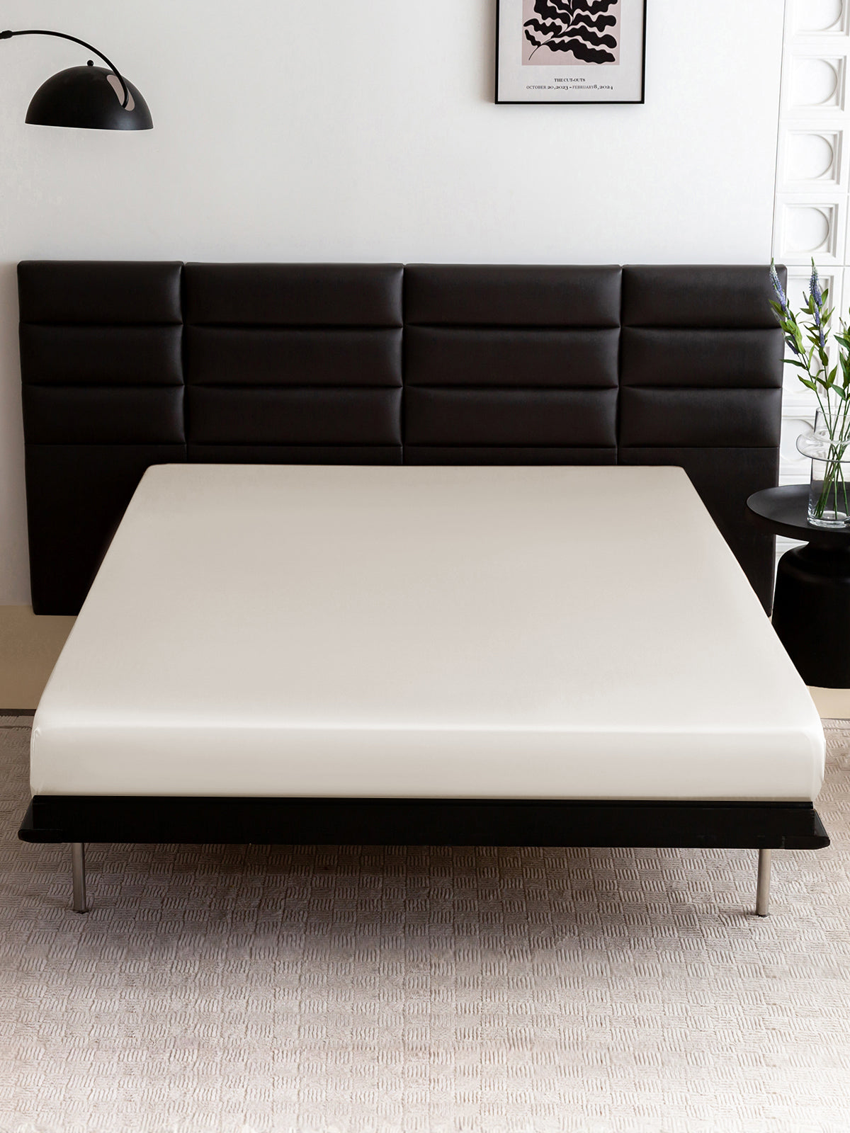 Drap-housse en soie 22 Momme sans couture