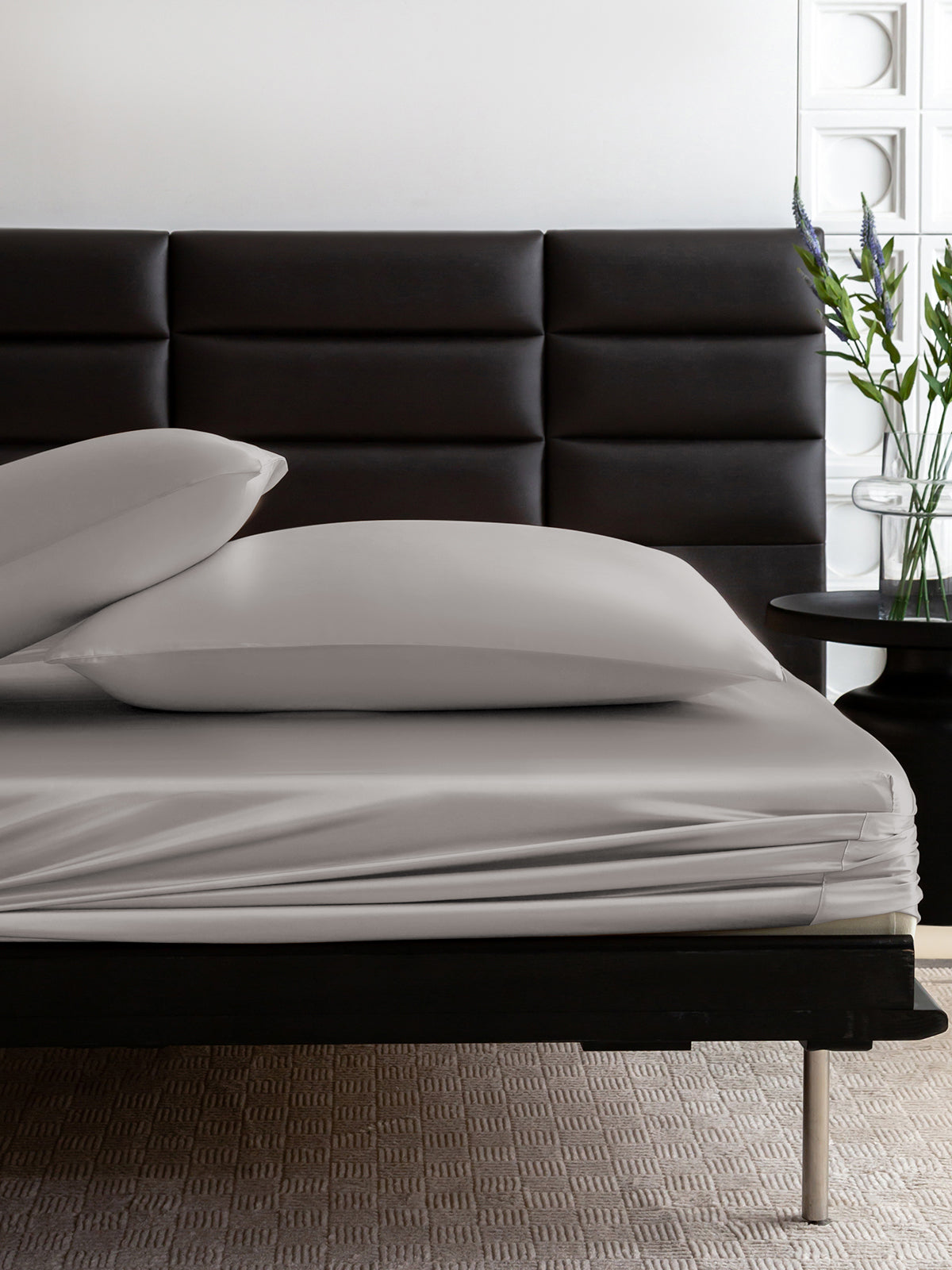 Drap-housse en soie 22 Momme sans couture