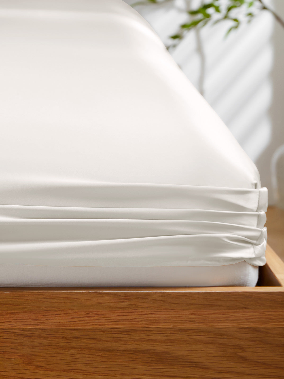 Drap-housse en soie 19 Momme sans couture