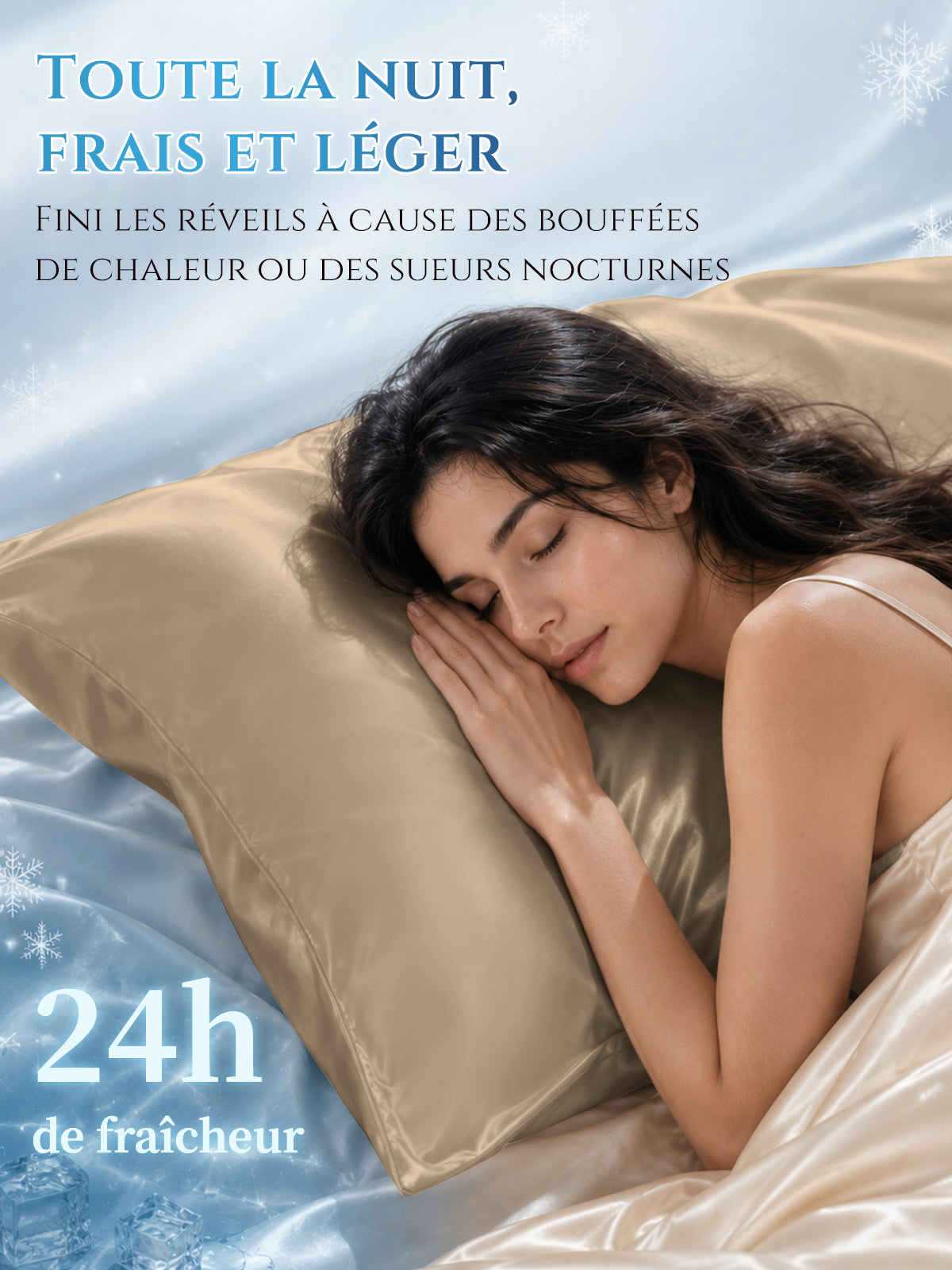 Taie d’oreiller en soie 30 Momme