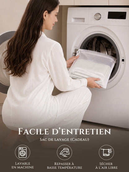 Drap-plat en soie 22 Momme