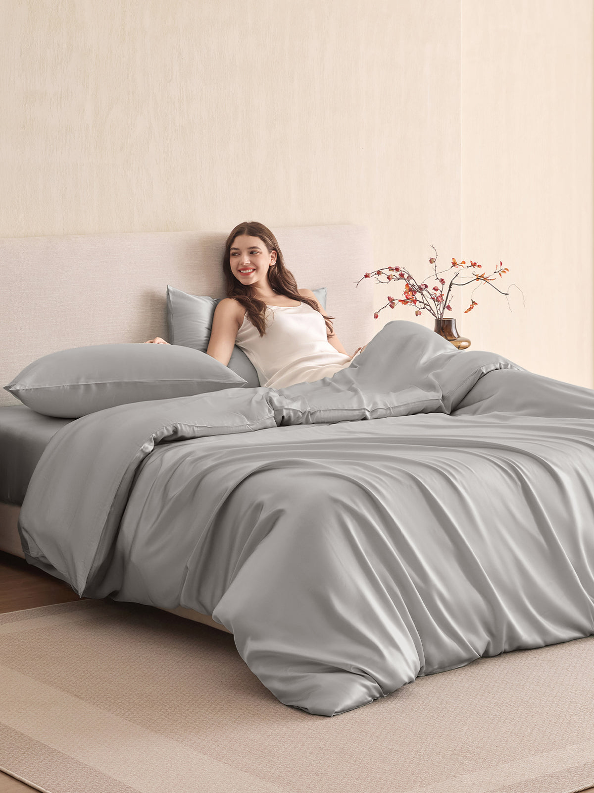 Housse de couette en soie 19 Momme