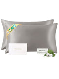 Lot de 2 taies d’oreiller soie 22 Momme