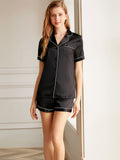 19 Momme Peignoir court en soie haut de gamme Femmes