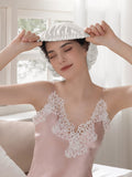 THXSILK Bonnet de Nuit Charlotte en Soie