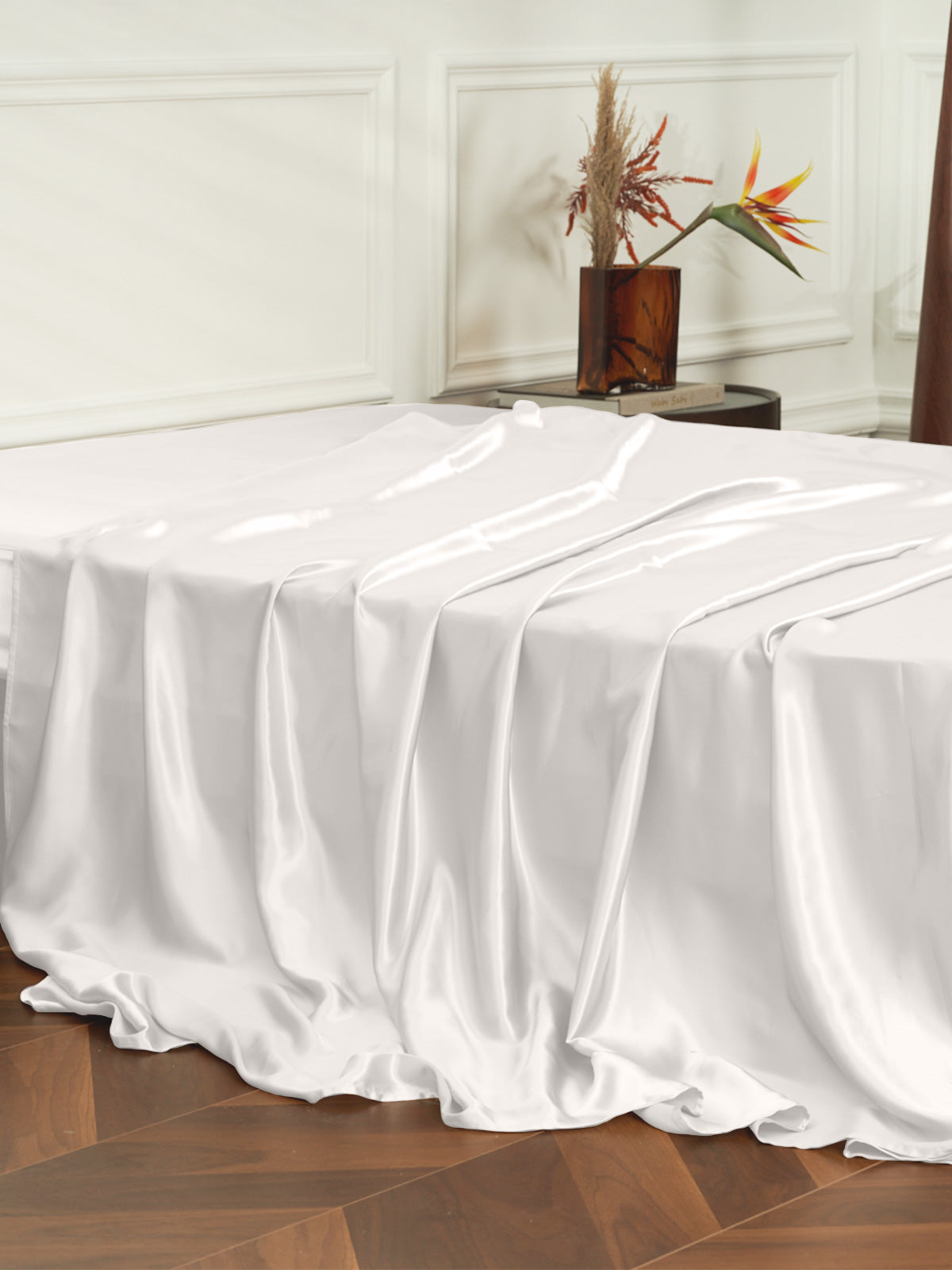 Drap-plat en soie 25 Momme