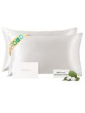 Lot de 2 taies d’oreiller soie 22 Momme