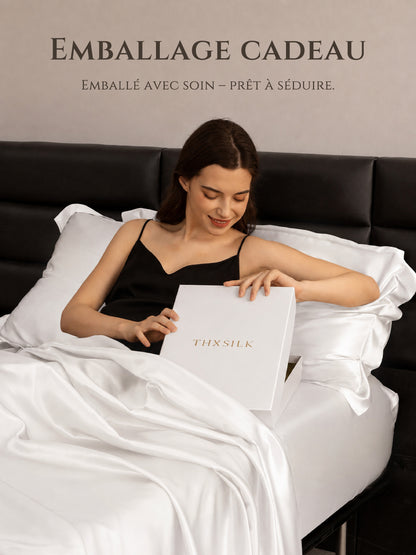 Drap-plat en soie 22 Momme