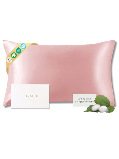 Taie d’oreiller en soie 22 Momme