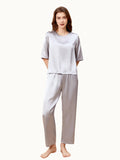 Ensemble de pyjama à enfiler en soie