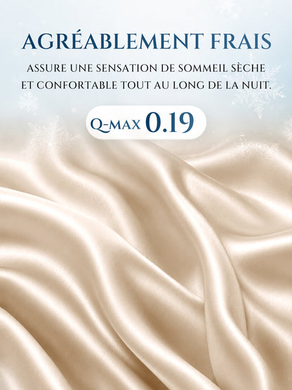 Drap-housse en soie 25 Momme sans couture