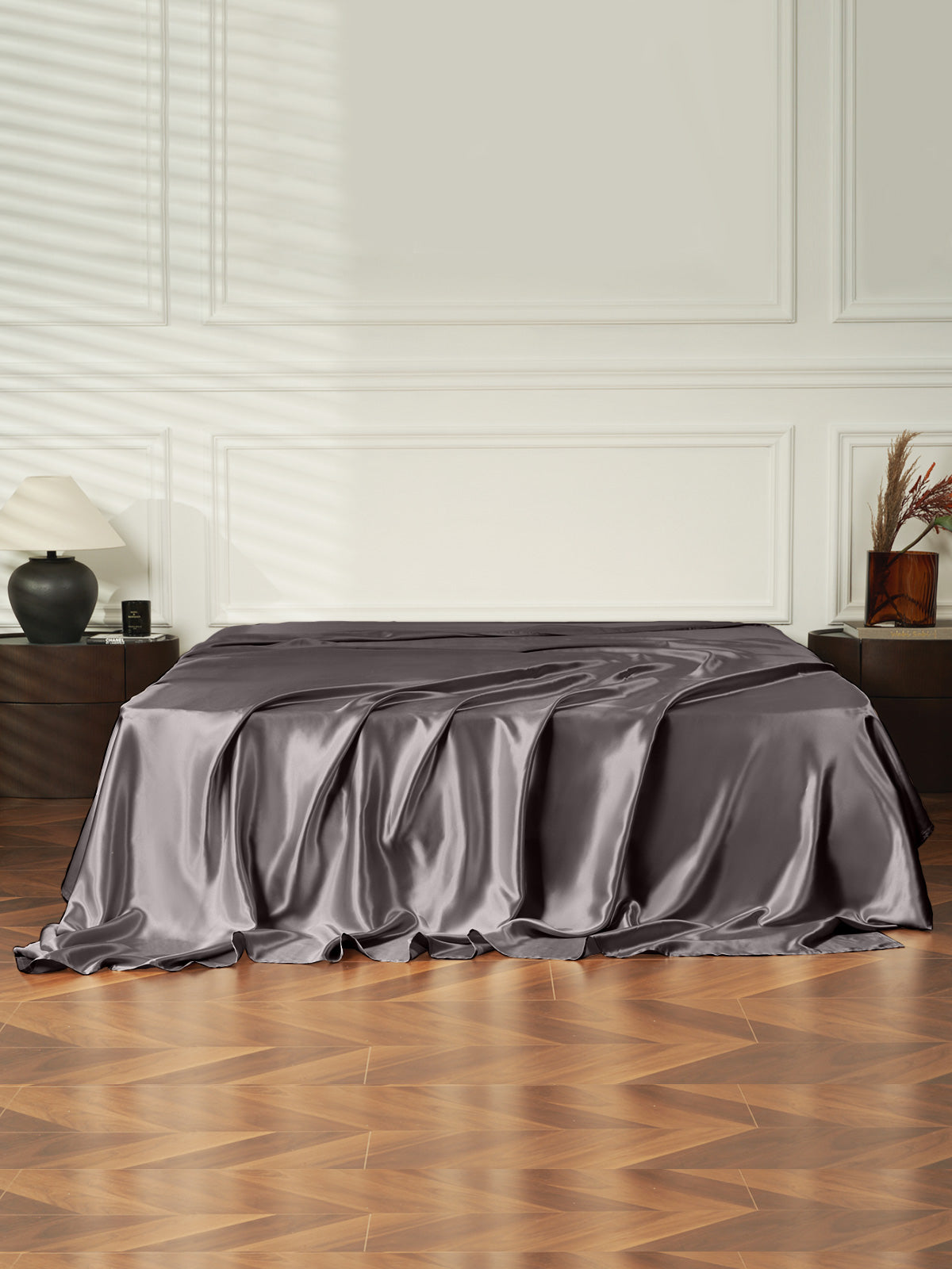 Drap-plat en soie 25 Momme