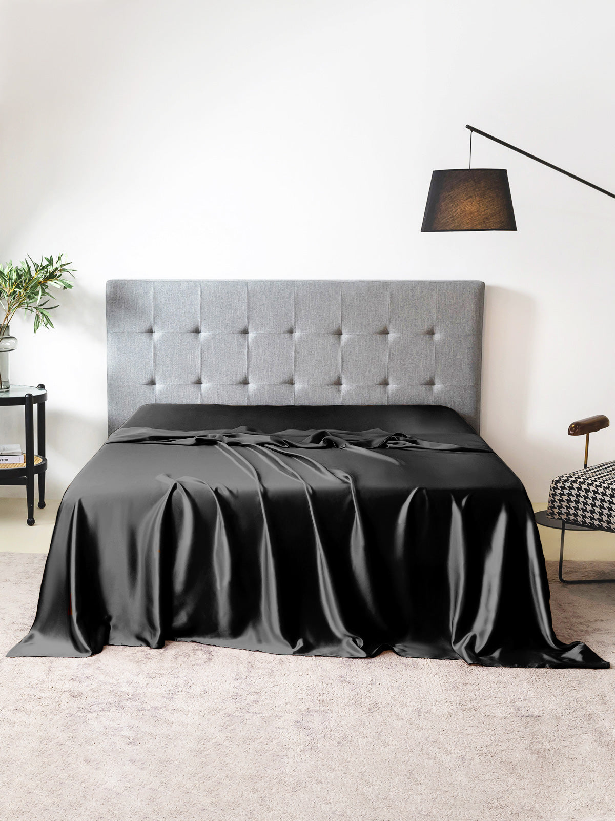 Drap-plat en soie 19 Momme