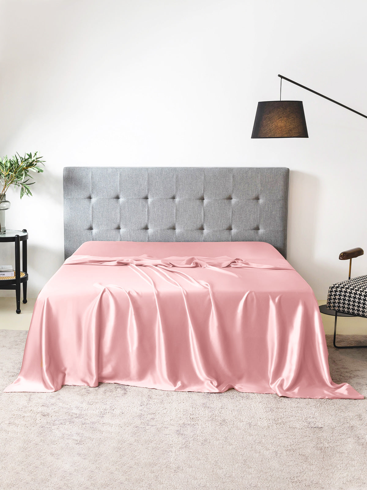 Drap-plat en soie 19 Momme