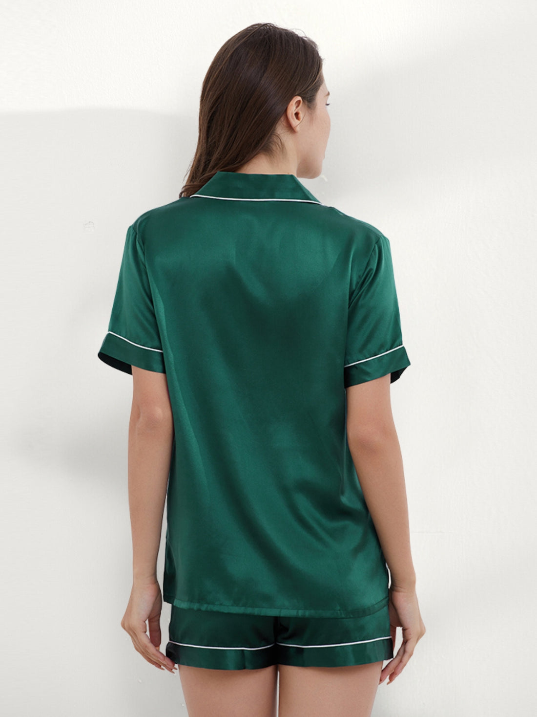 Pyjama Court Soie 19 Momme Ensemble Femme