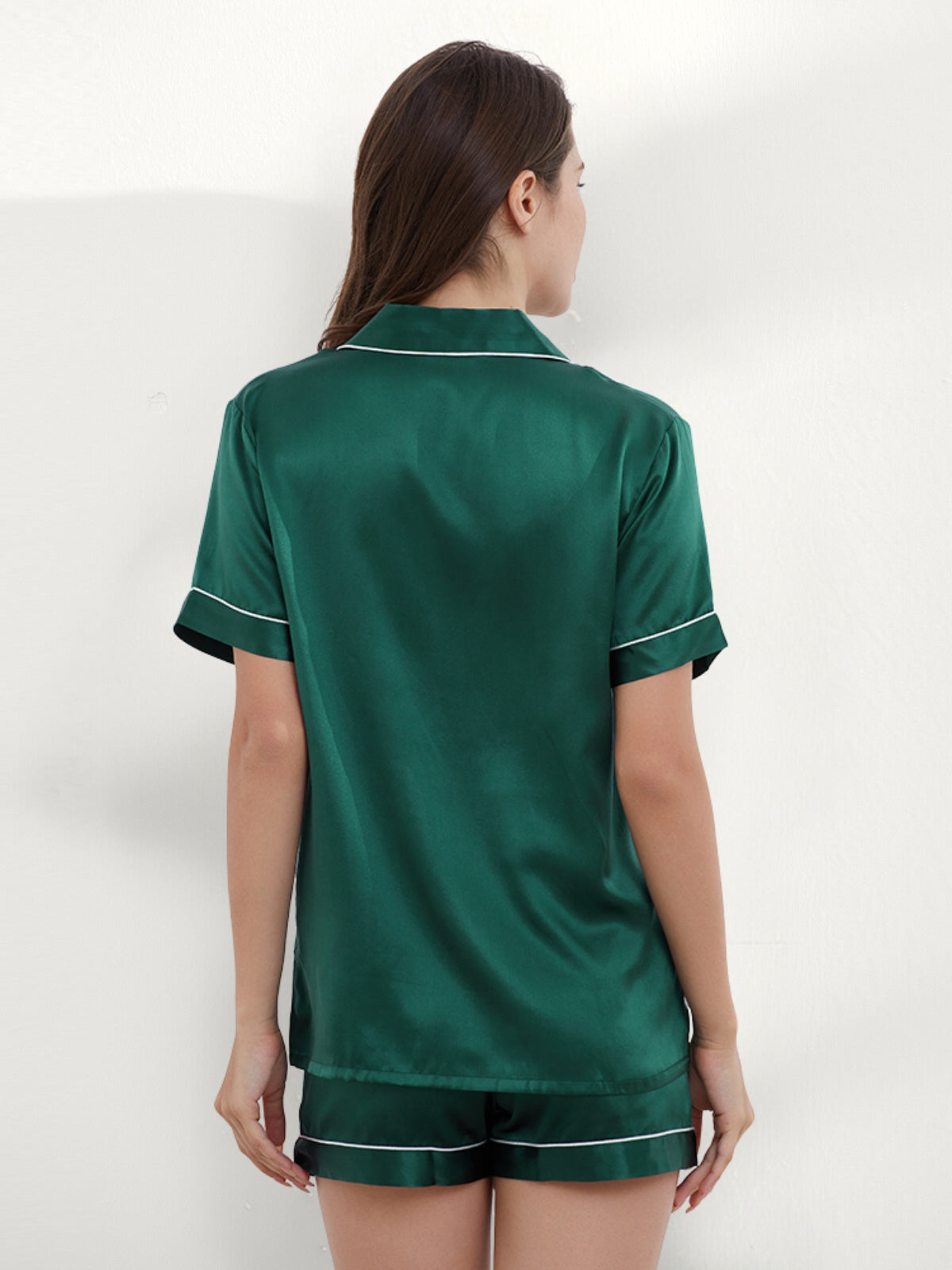 Pyjama Court Soie 19 Momme Ensemble Femme
