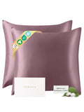Lot de 2 taies d’oreiller soie 22 Momme