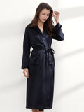 19 Momme Robe longue en soie classique pleine longueur