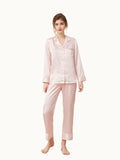 19 Momme Ensemble de pyjama en soie à rayures classiques