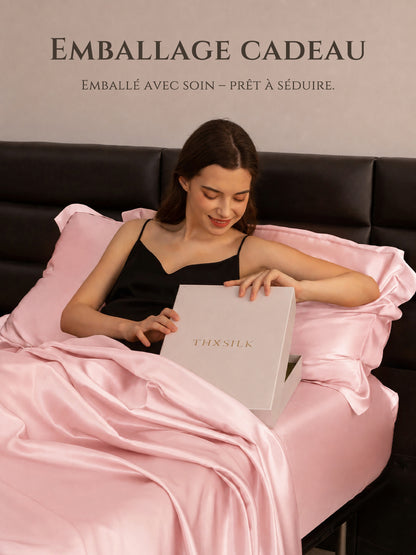Drap-plat en soie 22 Momme