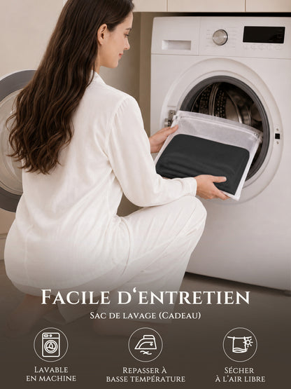 Drap-plat en soie 22 Momme