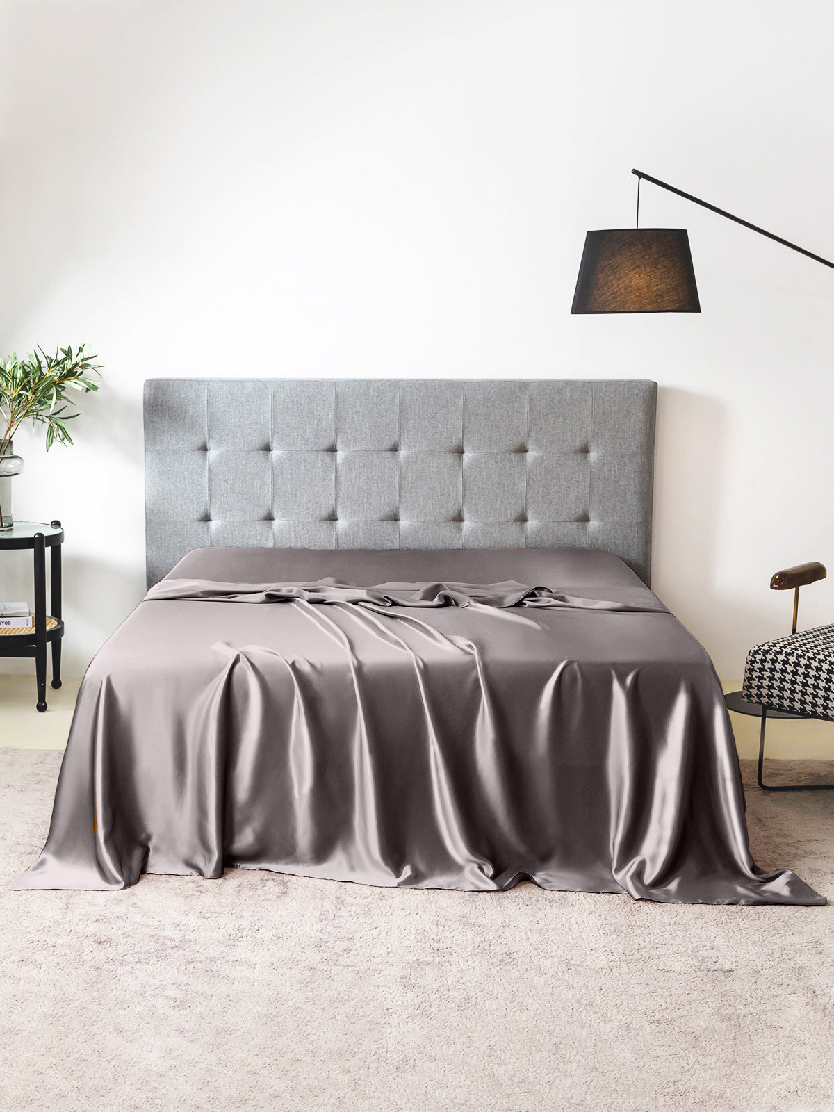 Drap-plat en soie 19 Momme