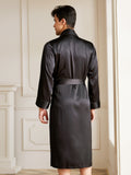 19 Momme Peignoir long en soie  haut de gamme  Hommes