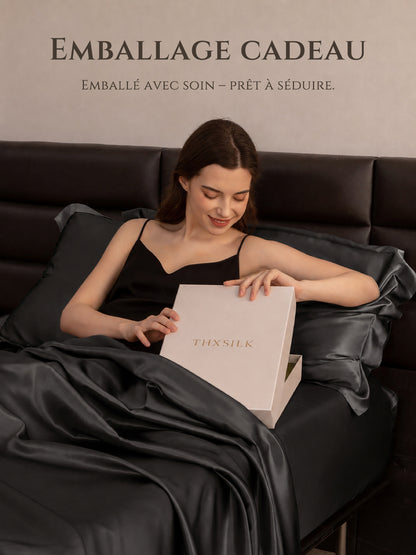 Drap-plat en soie 22 Momme