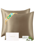 Lot de 2 taies d’oreiller soie 22 Momme