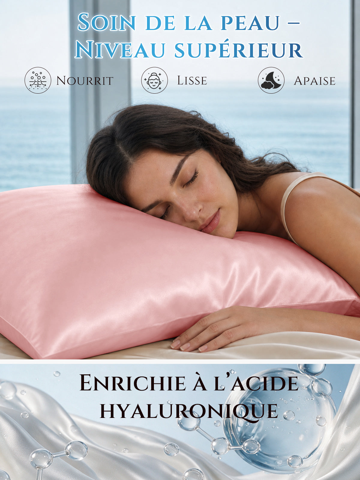 Parure de lit en soie 22 mommes à l&