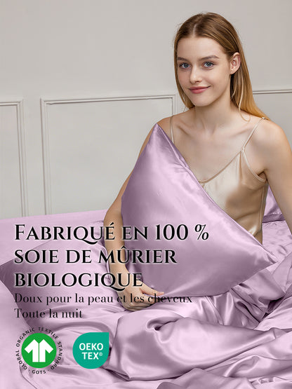 Taie d’oreiller en soie 25 Momme