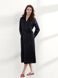 19 Momme Robe longue en soie classique pleine longueur