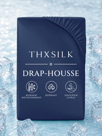 Drap-housse en soie 25 Momme sans couture