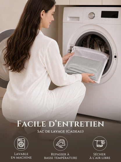 Drap-plat en soie 22 Momme
