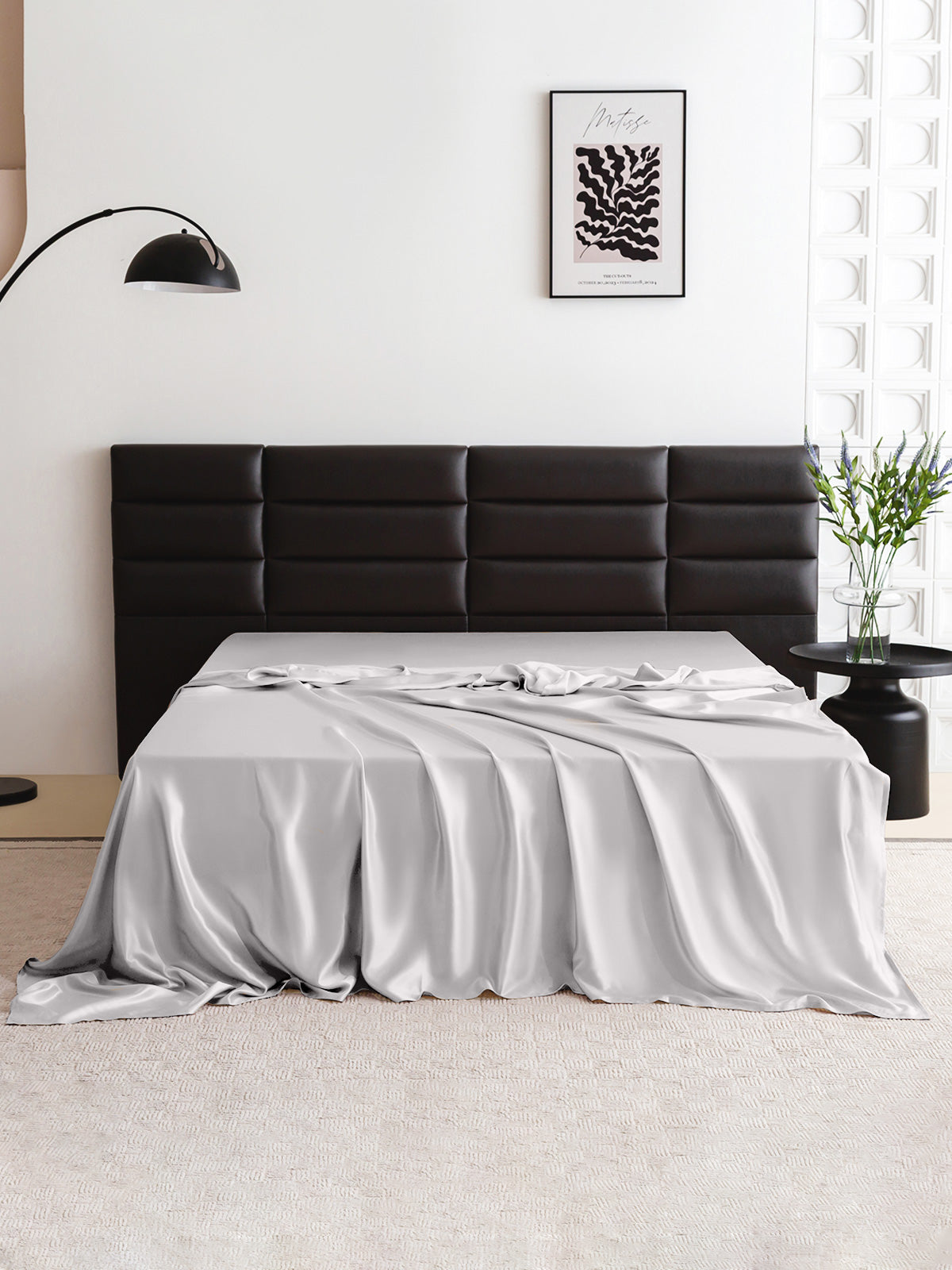 Drap-plat en soie 22 Momme