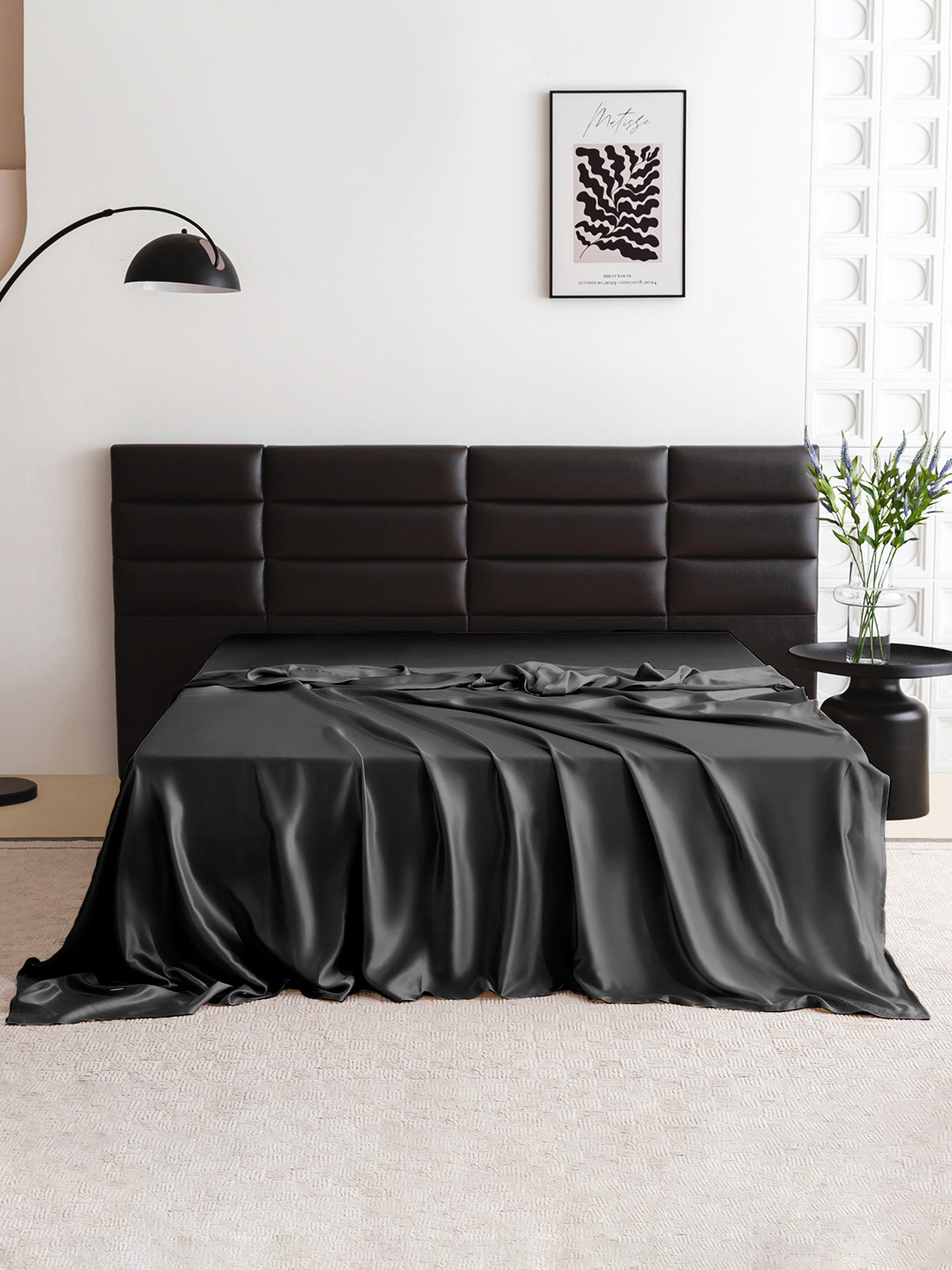 Drap-plat en soie 22 Momme