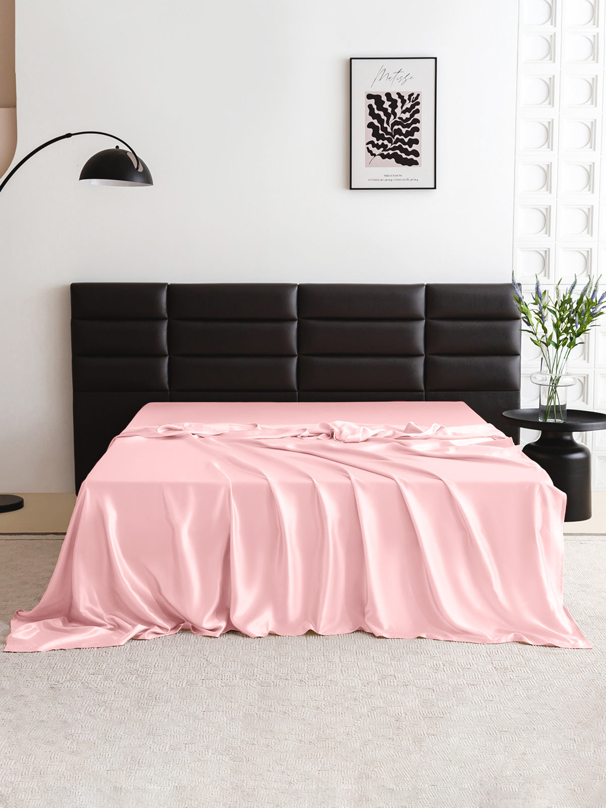 Drap-plat en soie 22 Momme