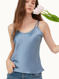 19 Momme Camisole En Soie à Col En V Pour Femmes