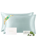 Lot de 2 taies d’oreiller soie 22 Momme