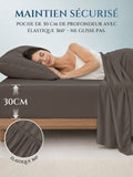 Drap-housse en soie 25 Momme sans couture