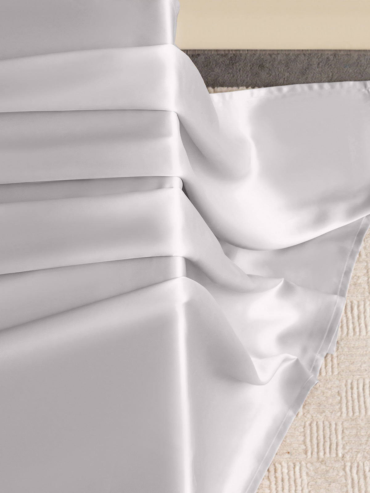 Drap-plat en soie 22 Momme
