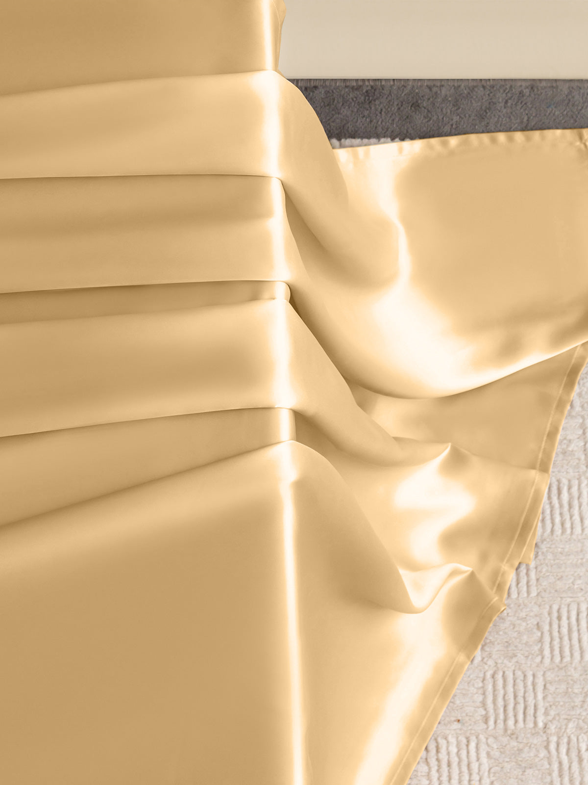 Drap-plat en soie 22 Momme