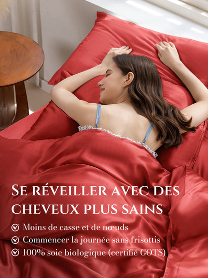 Taie d’oreiller en soie 22 Momme
