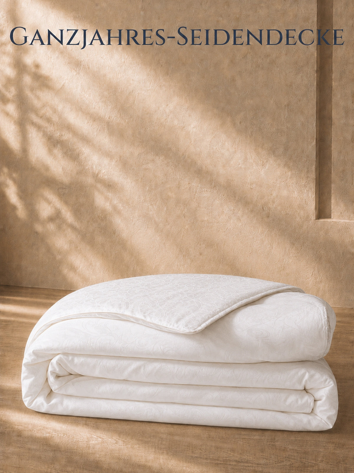 Couette toutes saisons en soie double cocoon Qualité premium